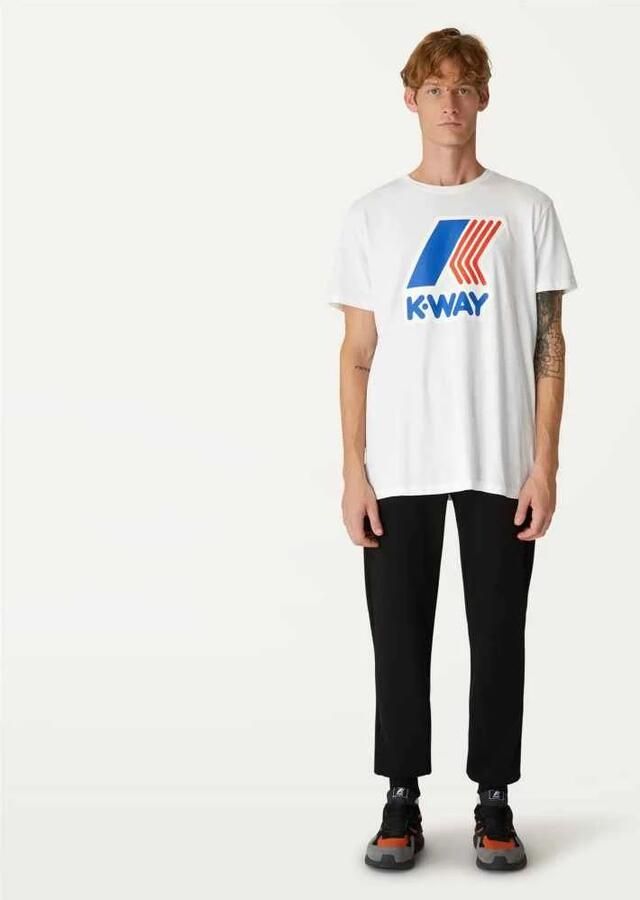 K-way Sportieve elastische taille sweatpants met manchetten Black Heren - Foto 3