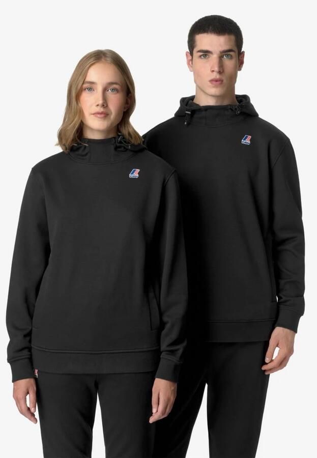 K-way Stijlvolle Hoodie voor Mannen Black Heren - Foto 4