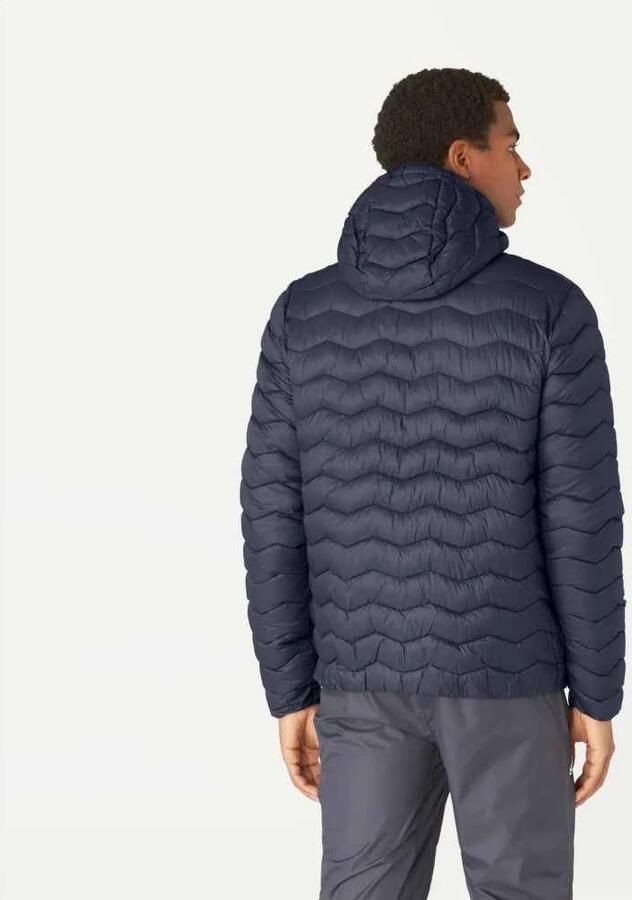 K-way Giacca Valentine Eco Warm con zip e cappuccio uomo K6115Gw Blue Depht Blauw Heren - Foto 4