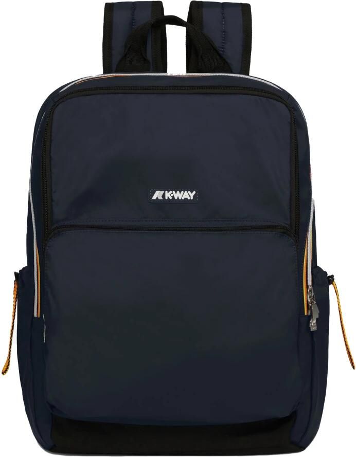 K-way Blauwe Nylon Rugzak met Meerdere Comparti ten Blue Unisex