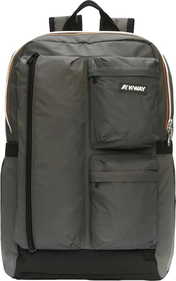 K-way Zaino Ambert con zip e spallacci regolabili Grijs Unisex