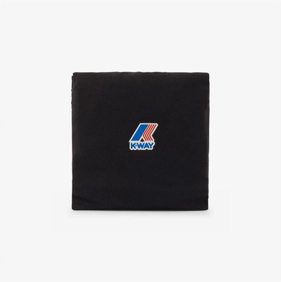 K-way Zwart Katoenen Bedrukt Logo T-Shirt Black Heren - Foto 5