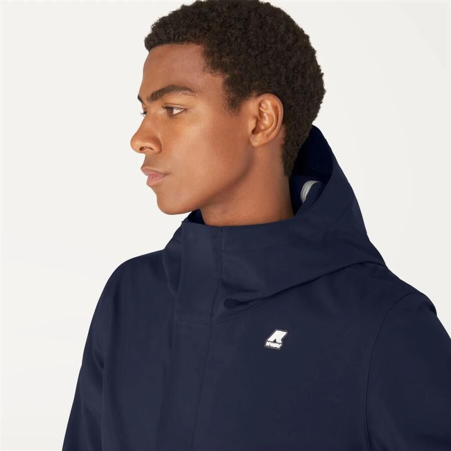 K-way Lange herenjas met waterdichte Polarfleece voering Blue Heren - Foto 3