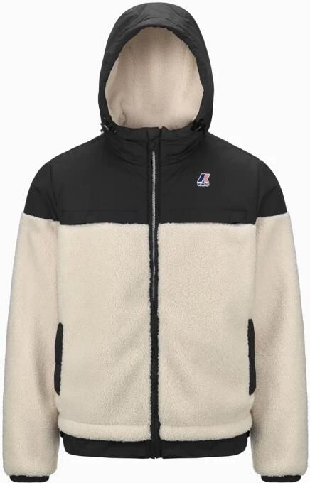 K-way Winddichte Sherpa Jas met Nylon Applicaties Multicolor Heren - Foto 3