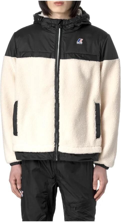 K-way Winddichte Sherpa Jas met Nylon Applicaties Multicolor Heren