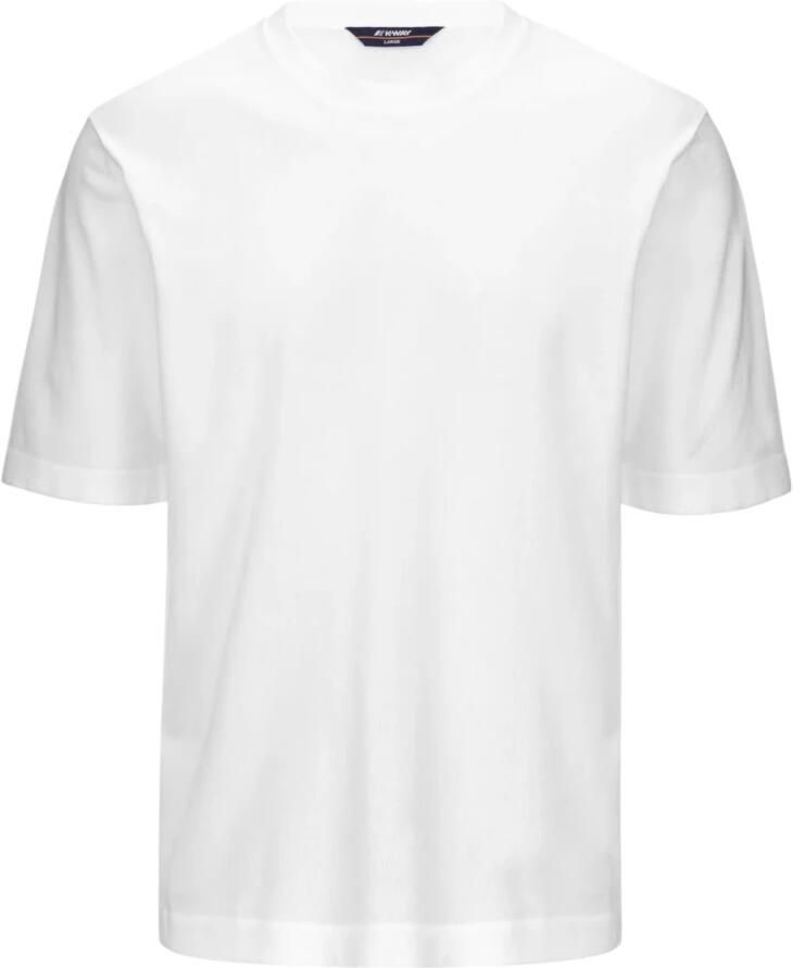 K-way Stijlvolle T-shirt en Polo Collectie White Heren