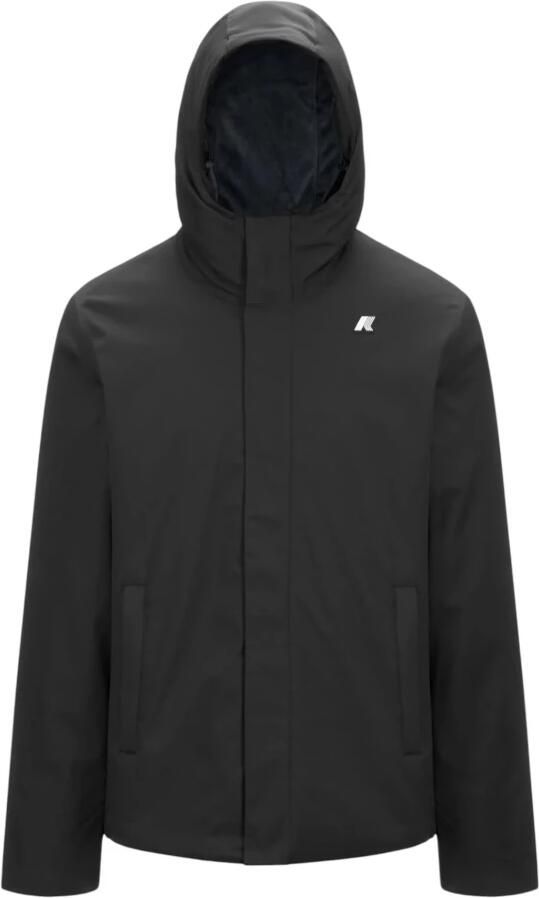 K-way Zwarte Jassen Jacko Twill Marmotta Black Heren - Foto 2