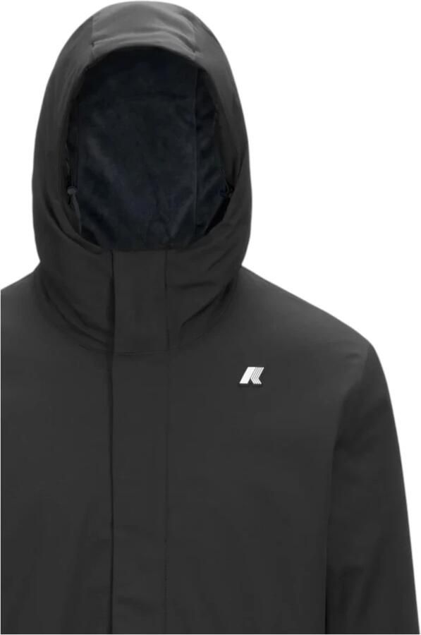K-way Zwarte Jassen Jacko Twill Marmotta Black Heren