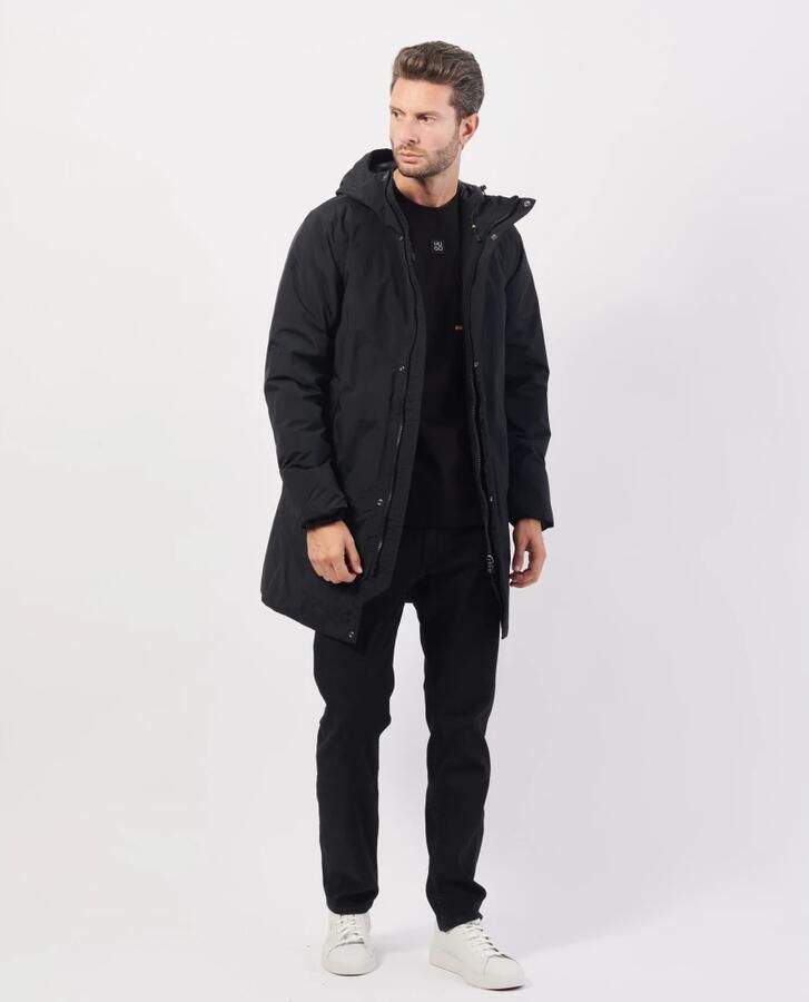 K-way Zwarte Lange Herenjas Thomas Warm Black Heren - Foto 2