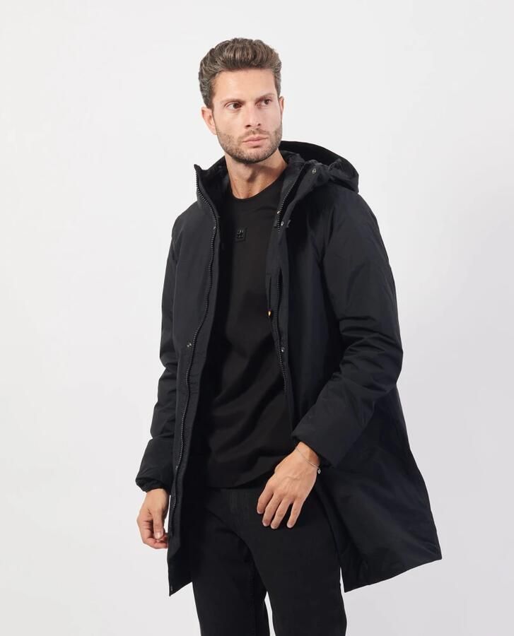 K-way Zwarte Lange Herenjas Thomas Warm Black Heren - Foto 3