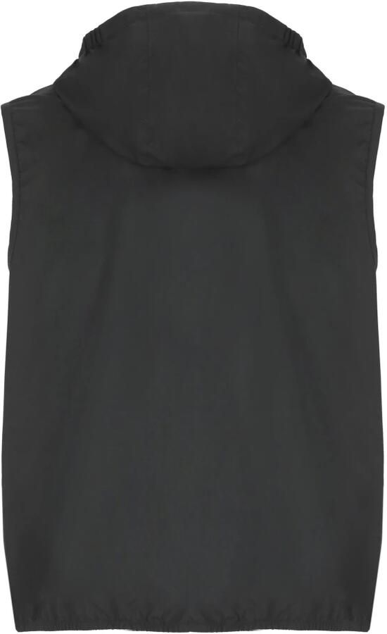 K-way Zwarte Mouwloze Hoge Nek Vest Black Heren