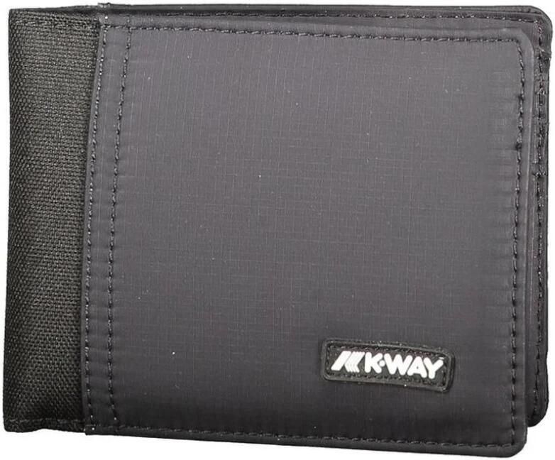 K-way Zwarte Polyamide Portemonnee voor Moderne Man Black Heren - Foto 2