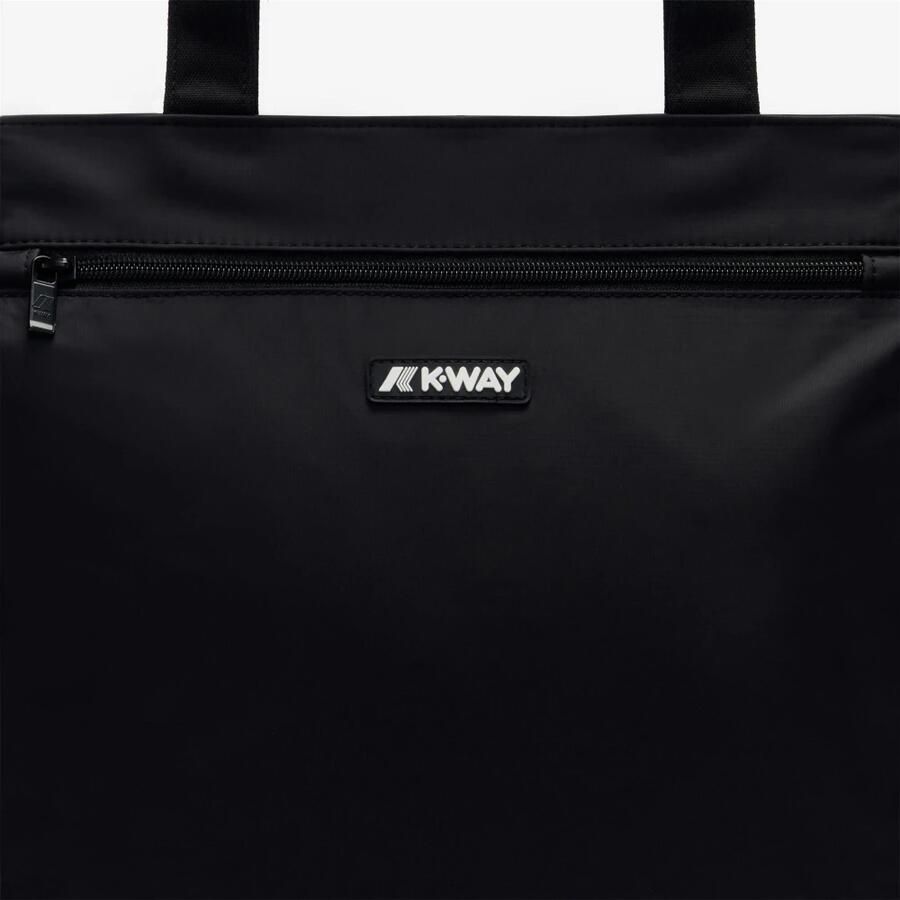 K-way Elliant Maxi Zak Rits Winkel Tas Black Unisex - Foto 2