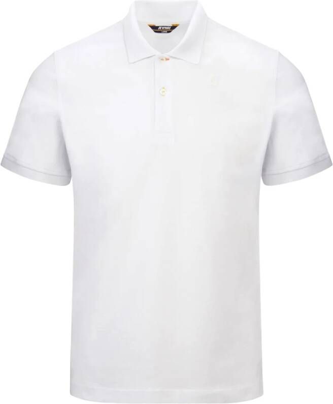 K-way Klassiek Heren Polo Shirt White Heren