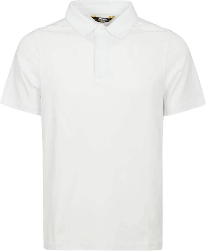K-way Klassiek Wit Polo Shirt White Heren