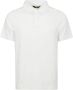 K-way Witte Polo Shirt Stretch Katoen Slim White Heren - Thumbnail 1