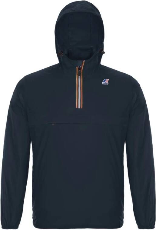 K-way 3.0 Leon Unisex Opvouwbare Jas Blauw Unisex