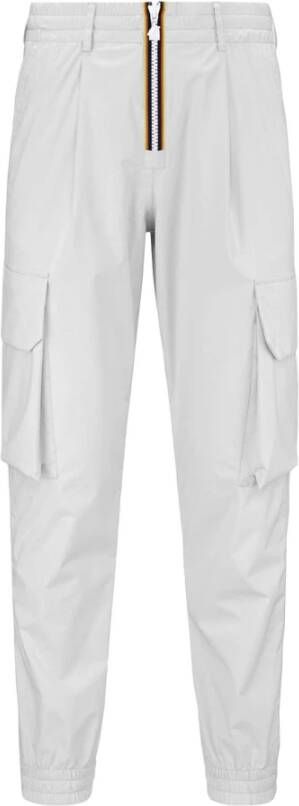 K-way Leather Trousers Wit