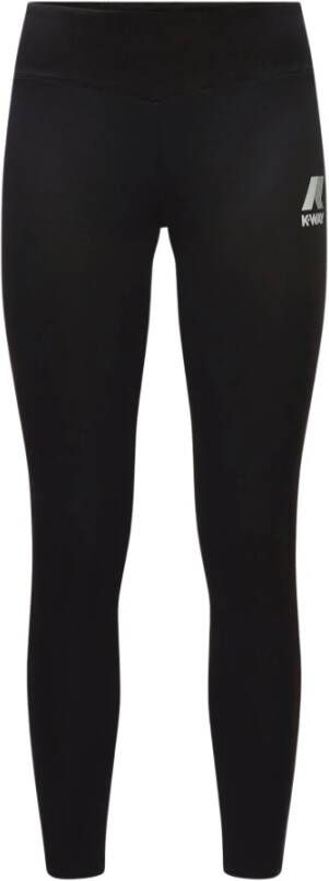 K-way Liv Black Pure Sportleggings Black Dames