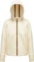 K-way Beige Hoodie met Rits en Contrastdetails Beige Dames - Thumbnail 1