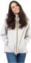 K-way Beige Lichtgewicht Jas voor Dames Beige Dames - Thumbnail 5