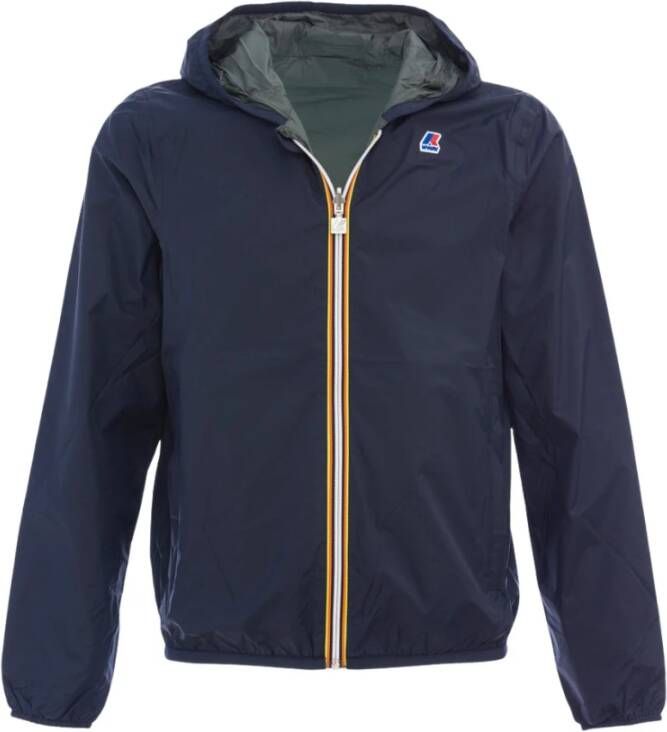 K-way Lichtgewicht Jas AG5 Azul D Green B Blauw Heren