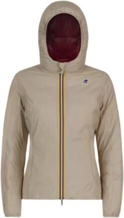 K-way Lichtgewicht Jas Beige Dames