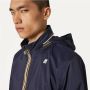 K-way Blauwe Waterdichte Jassen Blijf Stijlvol en Beschermd Blauw Heren - Thumbnail 4