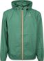 K-way Urban Waterproof Hooded Jacket Green - Thumbnail 3