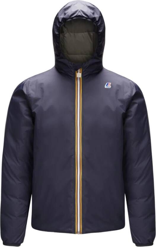 K-way Jacques Thermo Plus.2 Double Omkeerbare Jas Blauw Heren