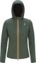 K-way Lily Warm Double Reversible Jas Groen Dames - Thumbnail 1