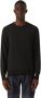 K-way Merino Wool Highrol Chrisple met patch mannen Logo Sebasti K6113Bw Black Zwart Heren - Thumbnail 1