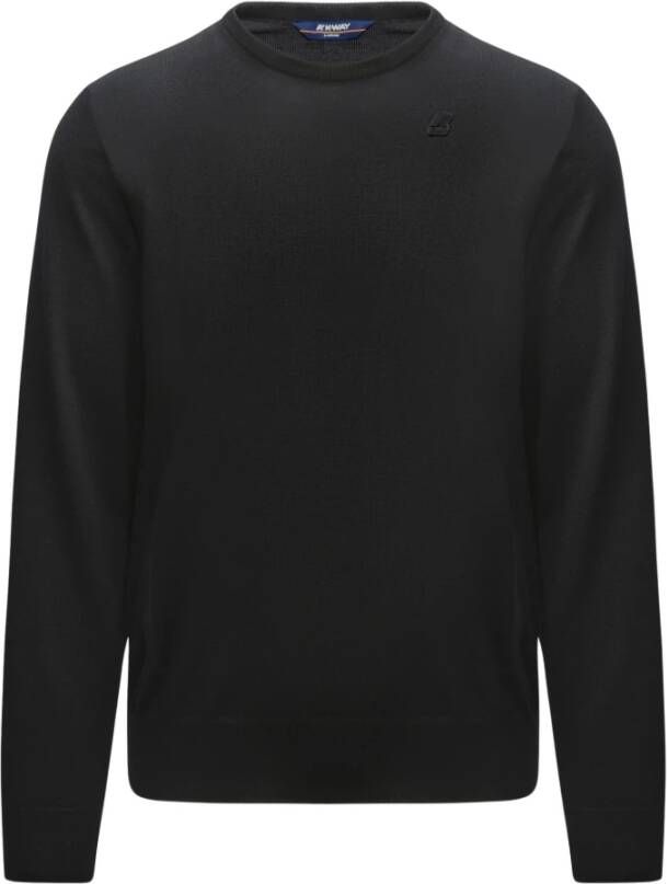 K-way Merino Trui Zwart Heren