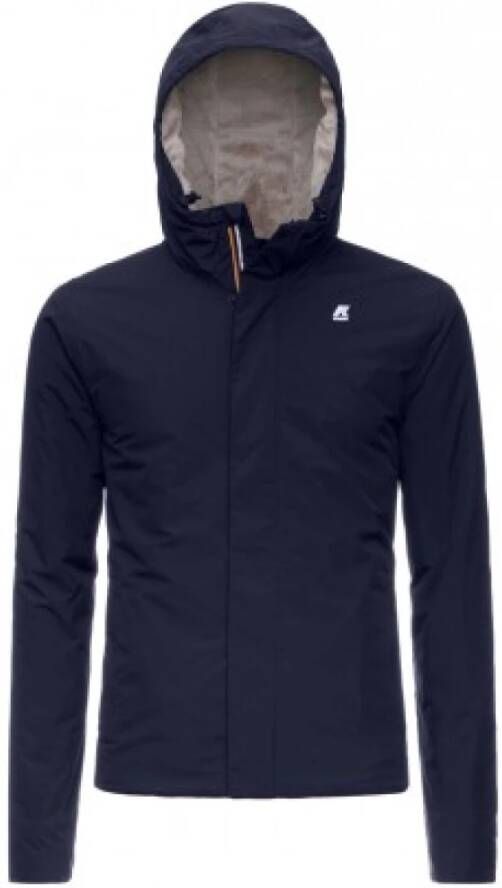 K-way Micro Ripstop Marmotta Jas Blauw Heren