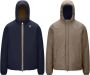 K-way Omkeerbare regenjas Jacques Warm Double Blauw Heren - Thumbnail 4