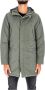 K-way Parka Remi con zip e cappuccio in tessuto soffice uomo K1119Pw GRE Blackish Groen Heren - Thumbnail 2