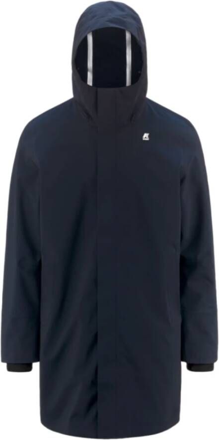 K-way Lange herenjas met waterdichte Polarfleece voering Blue Heren - Foto 2