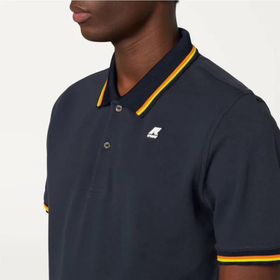 K-way Polo Shirt Blauw Heren