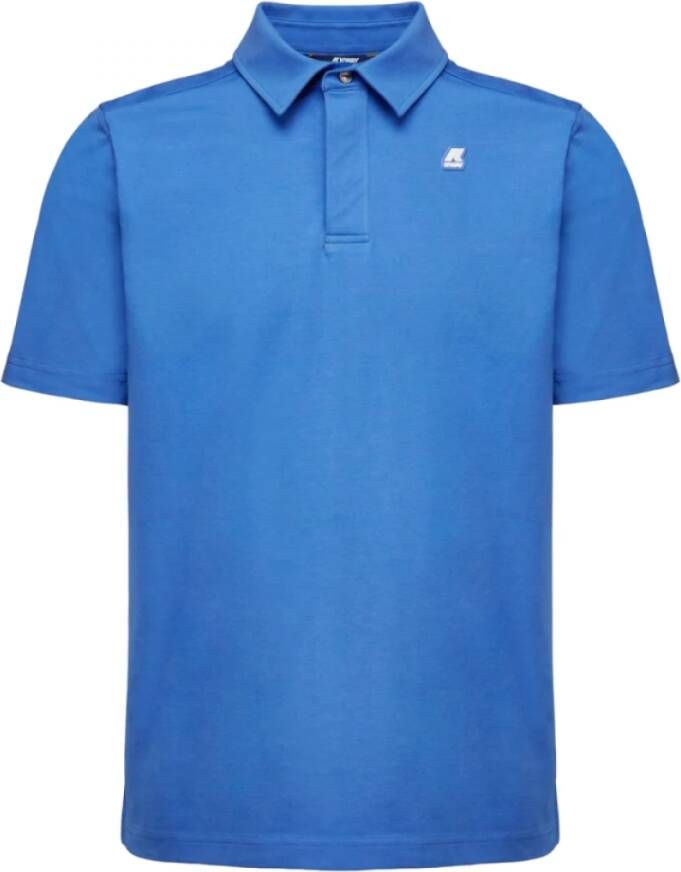 K-way Polo Shirt Blauw Heren