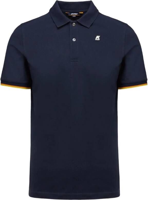 K-way Polo Shirt Blauw Heren