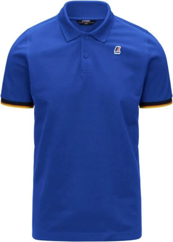 K-way Polo Shirt Blauw Heren