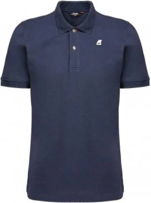 K-way Polo Shirt Blauw Heren