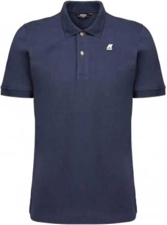 K-way Stijlvolle Polo Shirt voor Heren Blauw Heren