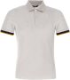 K-way Witte T-shirts en Polos met Vincent Contrast Kraag en Mouw White Heren - Thumbnail 3