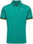 K-way Stijlvolle Katoenen Polo Shirt Green Heren - Thumbnail 3