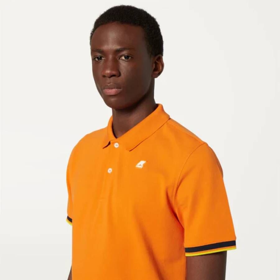 K-way Polo Shirt Oranje Heren