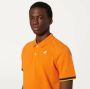 K-way Oranje Polo met Contrastdetails Orange Heren - Thumbnail 3
