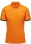 K-way Oranje Polo met Contrastdetails Orange Heren - Thumbnail 1