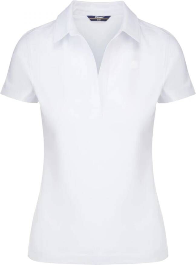 K-way Polo Shirt White Dames