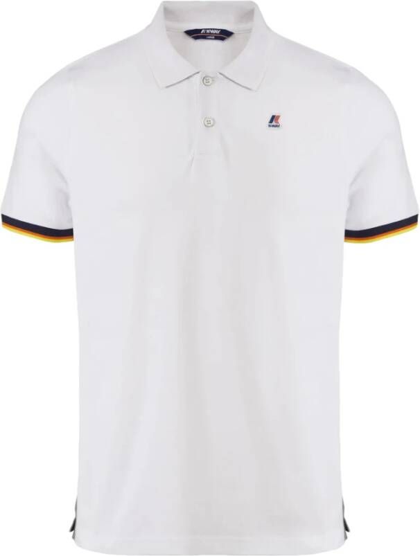 K-way Polo Shirt White Heren